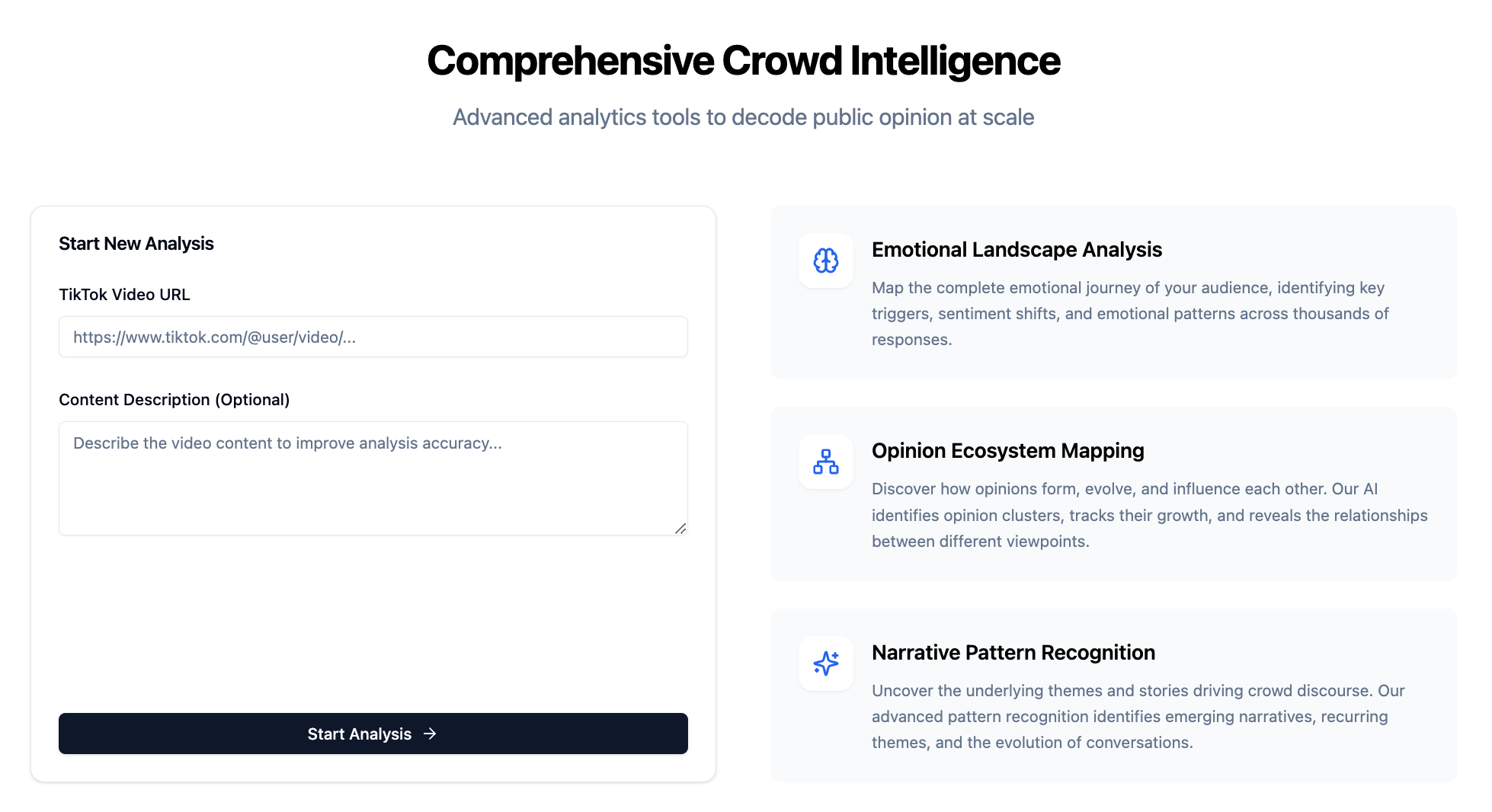 Analysis Page