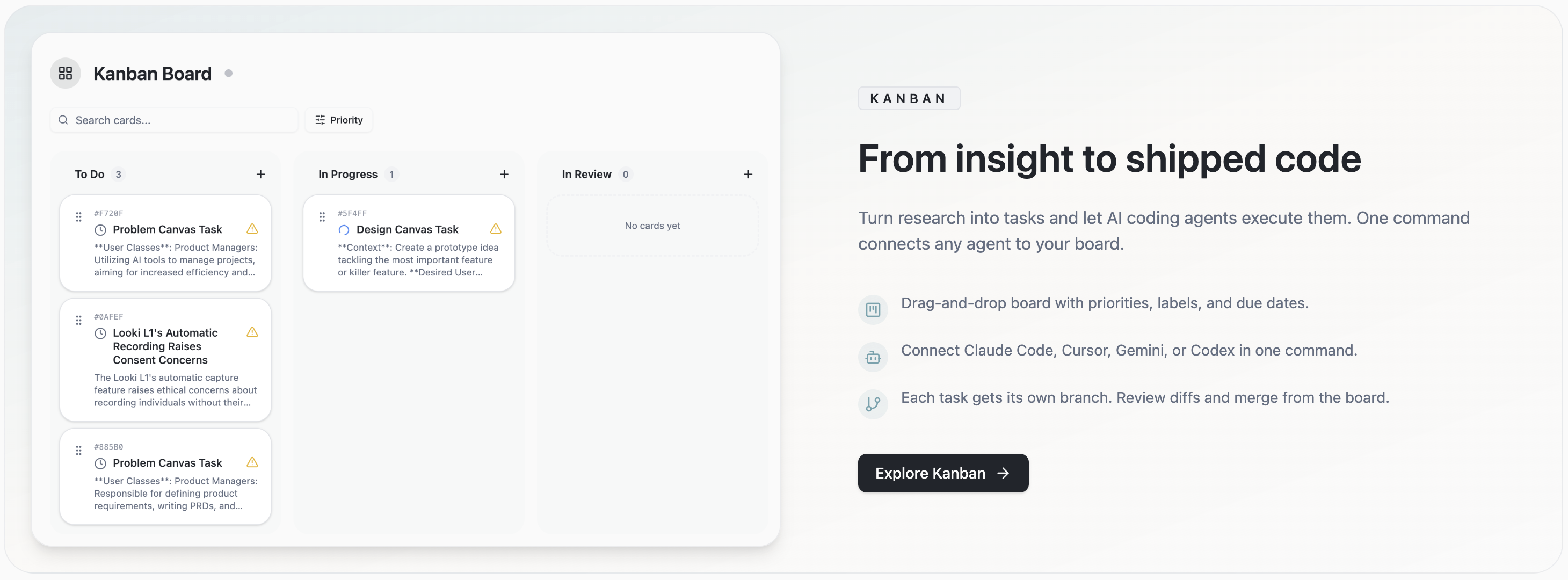 Tasks: From Insight to Execution